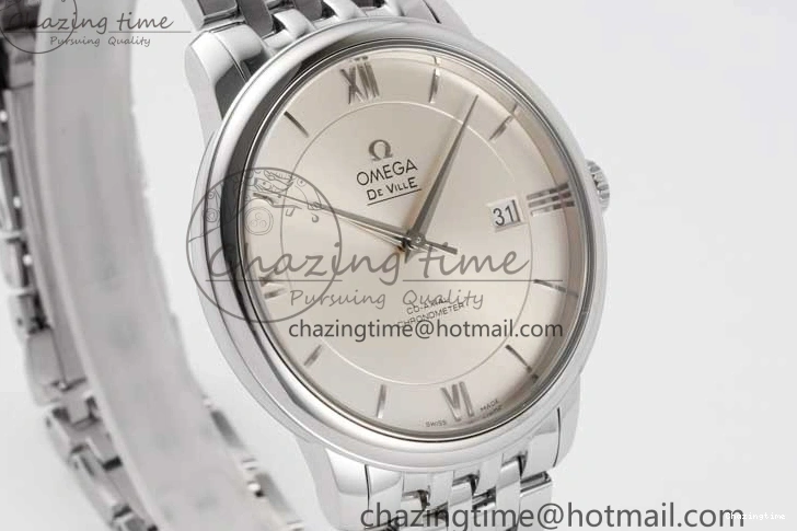 0506 Bright De Ville SS DIWF 1:1 Best Edition Silver Dial SS Markers on SS Bracelet MIYOTA 7848
